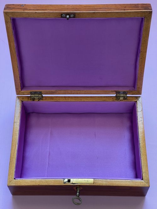 ANTIQUE TUNBRIDGE WARE BOX TUMBLING BLOCK LID - ADDITIONAL PHOTO 10