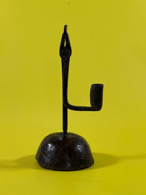 an 18th century welsh rushlight - CATEGORY: ANTIQUE LIGHTING - DATED GEORGIAN