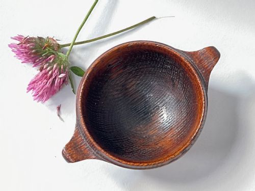 ANTIQUE TREEN SCOTTISH QUAICH - ADDITIONAL PHOTO 2