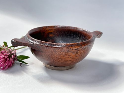 ANTIQUE TREEN SCOTTISH QUAICH - ADDITIONAL PHOTO 3