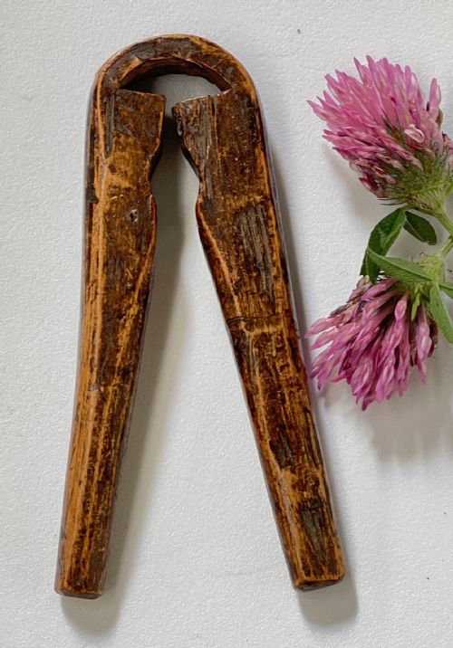 ANTIQUE ENGLISH ASH WOOD NUTCRACKER - ADDITIONAL PHOTO 1