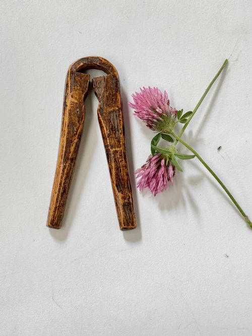 ANTIQUE ENGLISH ASH WOOD NUTCRACKER - ADDITIONAL PHOTO 4