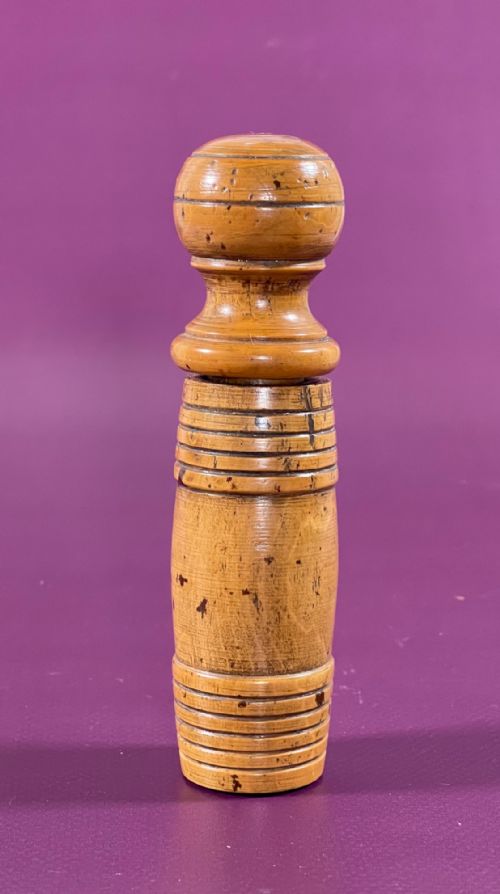 an antique treen apothecary snuff mortar pestle from dr reckless collection - CATEGORY: ANTIQUE MISCELLANEOUS - DATED 18TH CENTURY
