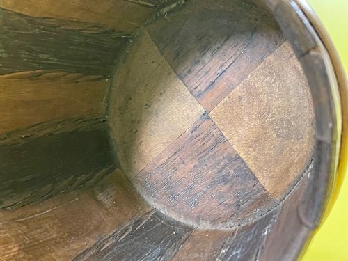 ANTIQUE TREEN SCOTTISH LUGGIE DRINKING VESSEL - ADDITIONAL PHOTO 3