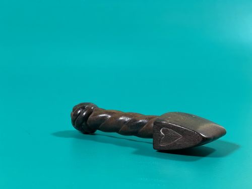ANTIQUE TREEN SAILOR'S PRESS - ADDITIONAL PHOTO 6