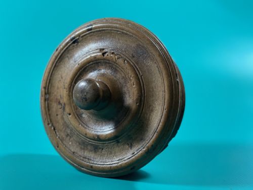 ANTIQUE TREEN SPICE BOX FROM DR RECKLESS COLLECTION - ADDITIONAL PHOTO 2