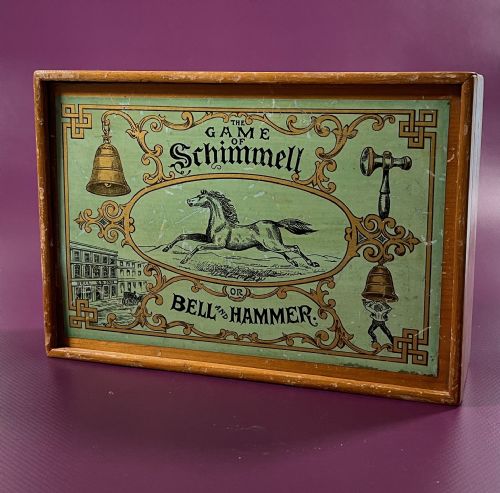 ANTIQUE BELL HAMMER GAME FULLY FITTED - ADDITIONAL PHOTO 1
