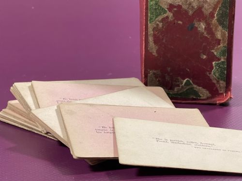 antique shakespeare cards - CATEGORY: ANTIQUE MISCELLANEOUS - DATED 19TH CENTURY