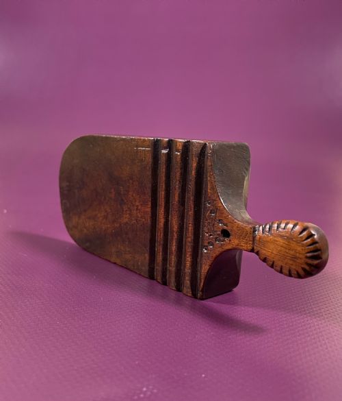 ANTIQUE TREEN DISH SLOPE - ADDITIONAL PHOTO 1