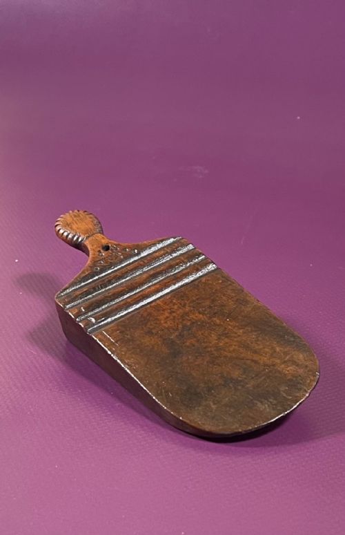 ANTIQUE TREEN DISH SLOPE - ADDITIONAL PHOTO 2