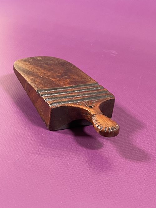 ANTIQUE TREEN DISH SLOPE - ADDITIONAL PHOTO 4