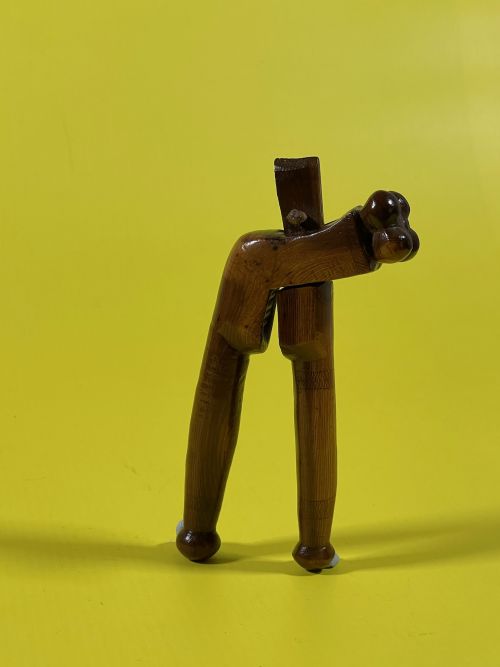 antique treen yew wood lever nutcrackers - CATEGORY: ANTIQUE MISCELLANEOUS - DATED GEORGIAN