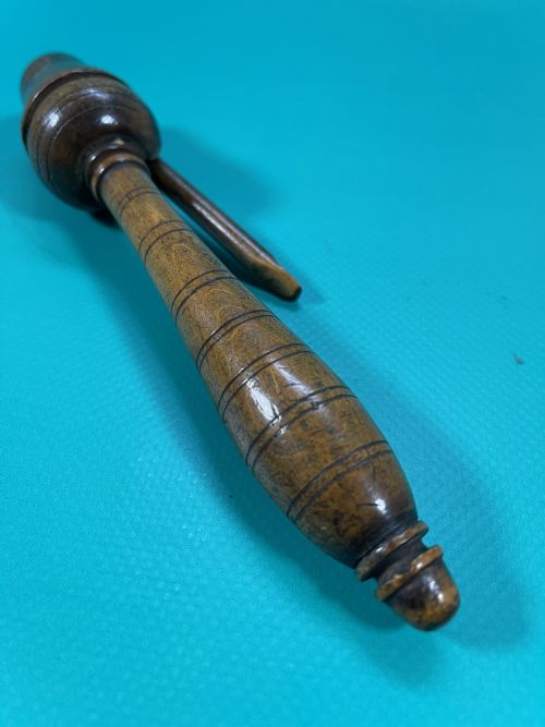 ANTIQUE TREEN TEACHERS CLICKER - ADDITIONAL PHOTO 7