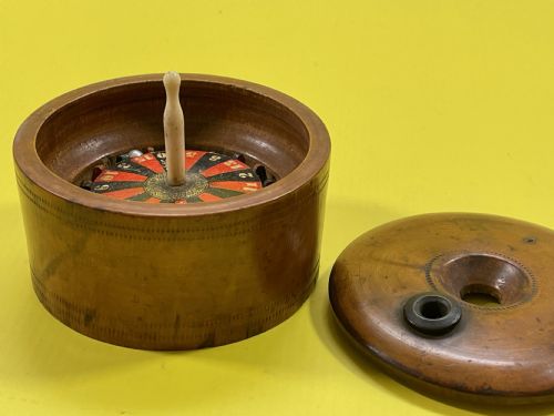 ANTIQUE TRAVELLING MINI ROULETTE GAME - ADDITIONAL PHOTO 8