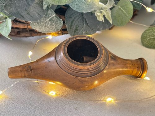 ANTIQUE TREEN BABY OR INVALID FEEDER - ADDITIONAL PHOTO 2