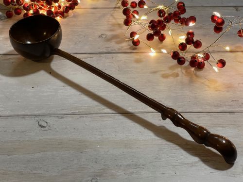 A Georgian Punch Ladle - Scalloped Shaped Handle