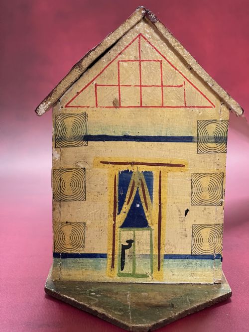 ANTIQUE NOAHS ARK INCLUDES SOME ANIMALS FIGURES - ADDITIONAL PHOTO 7