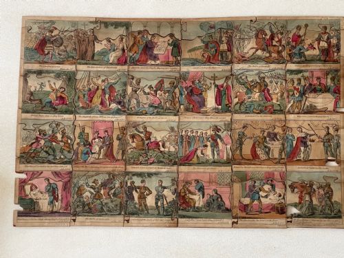 A RARE PUZZLE IN ORIGINAL BOX DEPICTING CAESARS LANDING TO DEATH OF RICHARD III - ADDITIONAL PHOTO 6
