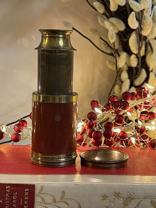 ANTIQUE CHILD'SSMALL TELESCOPE - ADDITIONAL PHOTO 4