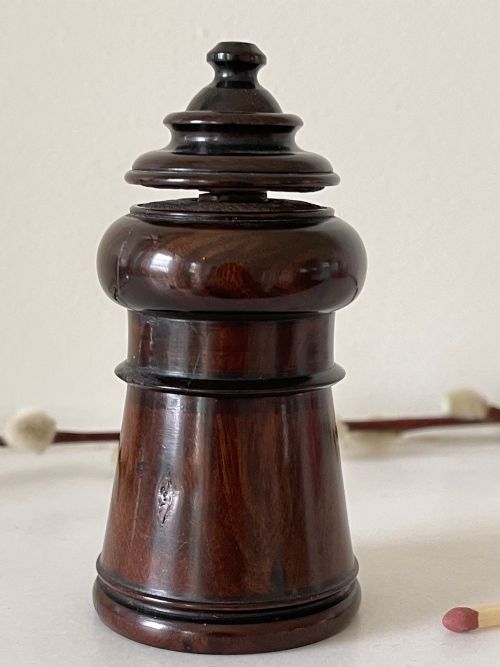 a rare antique treen disc striker go to bed similar to the berry design - CATEGORY: ANTIQUE LIGHTING - DATED 19TH CENTURY