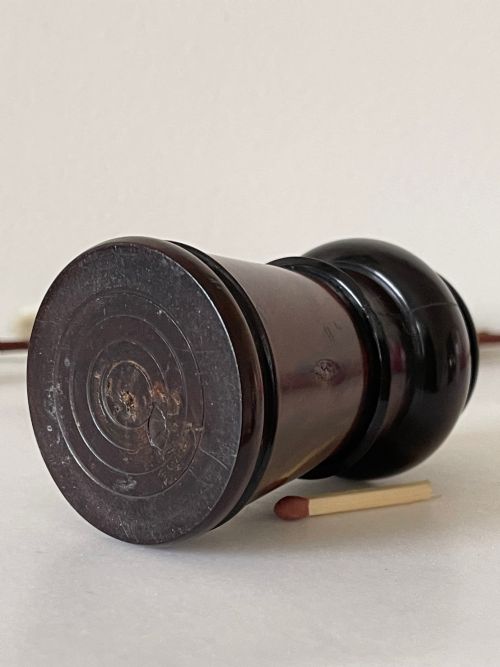 A RARE ANTIQUE TREEN DISC STRIKER GO TO BED SIMILAR TO THE BERRY DESIGN - ADDITIONAL PHOTO 5