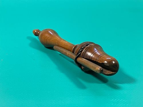 ANTIQUE TREEN TEACHERS CLICKER - ADDITIONAL PHOTO 7