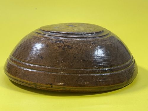 ANTIQUE TREEN SMALL DAIRY BOWL - ADDITIONAL PHOTO 1