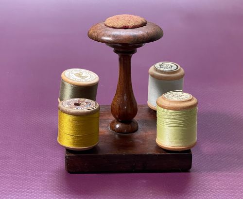 antique small rosewood sewing stand - CATEGORY: ANTIQUE MISCELLANEOUS - DATED 19TH CENTURY