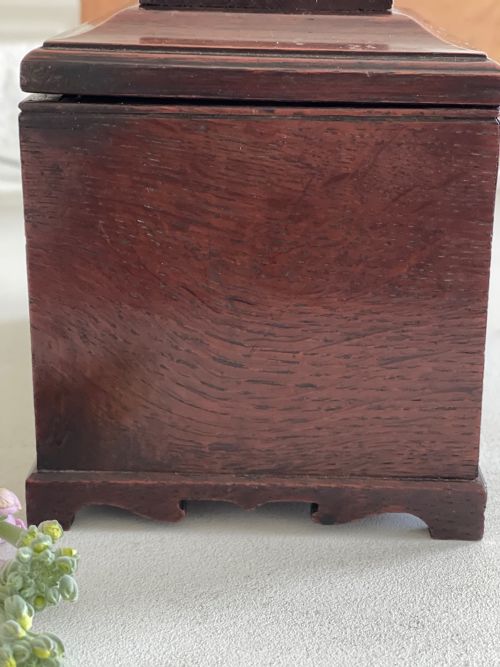 ANTIQUE OAK BOX SECRET COMPARTMENT - ADDITIONAL PHOTO 4