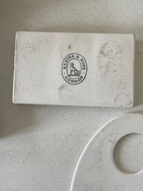 ANTIQUE ARTISTS PAINT BOX REEVES SONS WITH CONTENTS - ADDITIONAL PHOTO 10