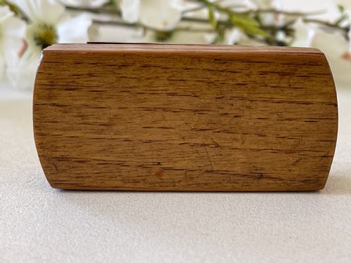 ANTIQUE TREEN PUZZLE SNUFF BOX - ADDITIONAL PHOTO 2
