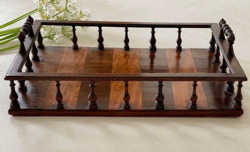 A REGENCY BOOK TRAY ROSEWOOD SATINWOOD - ADDITIONAL PHOTO 6