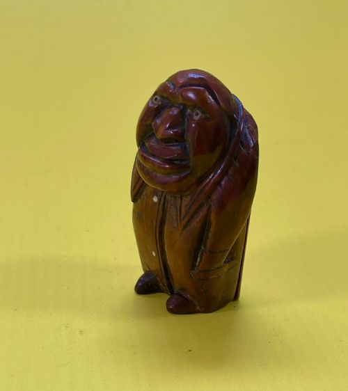 ANTIQUE COQUILLA FIGURAL SNUFF BOX - ADDITIONAL PHOTO 6