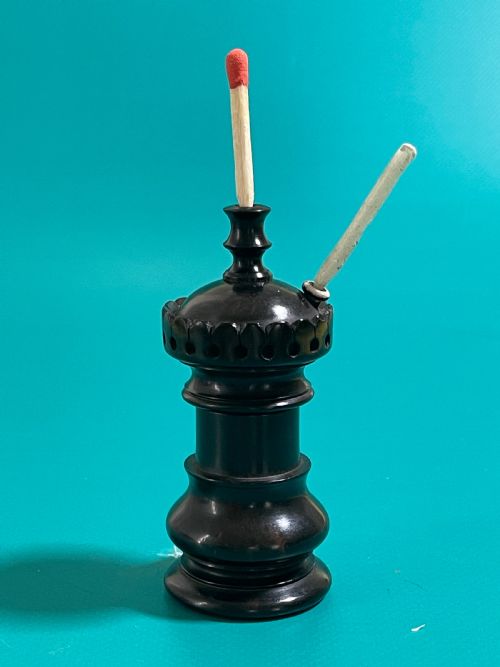 antique treen combination go to bed - CATEGORY: ANTIQUE LIGHTING - DATED 19TH CENTURY