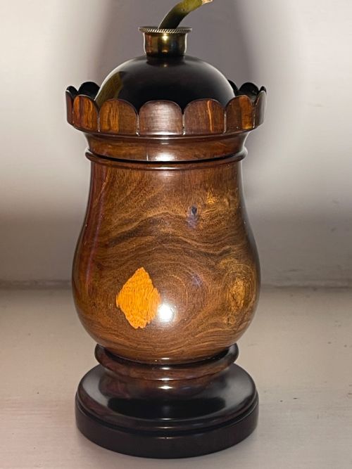antique treen wax jack - CATEGORY: ANTIQUE MISCELLANEOUS - DATED 19TH CENTURY