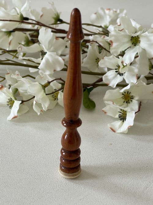 antique treen yew wood knitting sheath - CATEGORY: ANTIQUE MISCELLANEOUS - DATED 19TH CENTURY