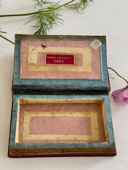 ANTIQUERED LEATHER BOOK BOX - ADDITIONAL PHOTO 2