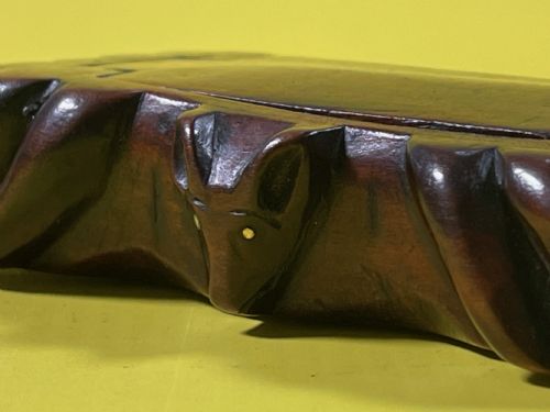 ANTIQUE SCOTTISH POCKET SNUFF BOX HOUNDS AND FOX - ADDITIONAL PHOTO 9