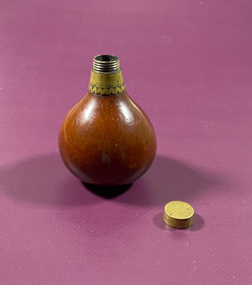 antique gourd flask - CATEGORY: ANTIQUE MISCELLANEOUS - DATED 19TH CENTURY
