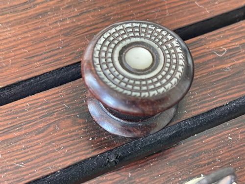 ANTIQUE ROSEWOOD FRETWORK LETTER BOX - ADDITIONAL PHOTO 13