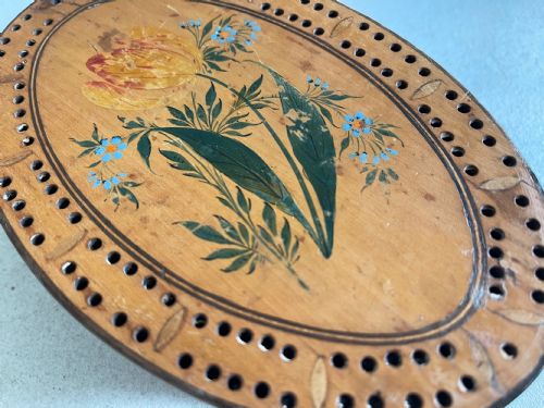 A GEORGIAN CRIBBAGE BOARD CARD BOX - ADDITIONAL PHOTO 4