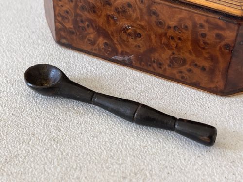 ANTIQUE TREEN TUNBRIDGE WARE POCKET WATCH STAND - ADDITIONAL PHOTO 7