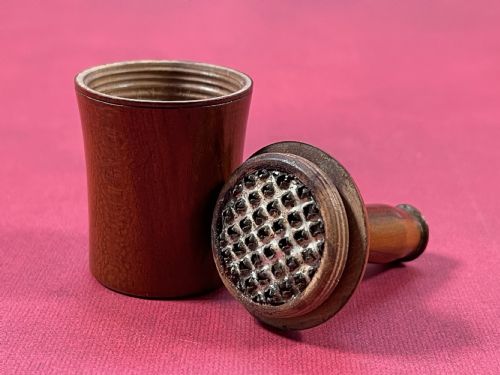 ANTIQUE TREEN NUTMEG GRATER WINE BOTTLE SHAPED - ADDITIONAL PHOTO 4
