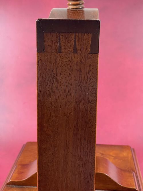A FINE QUALITY MAHOGANY BOOK PRESS - ADDITIONAL PHOTO 2