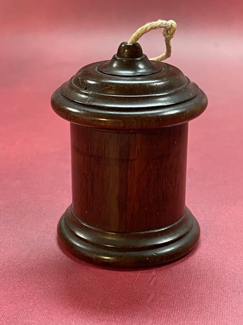 am antique miniature twinestring box - CATEGORY: ANTIQUE BOXES - DATED 19TH CENTURY