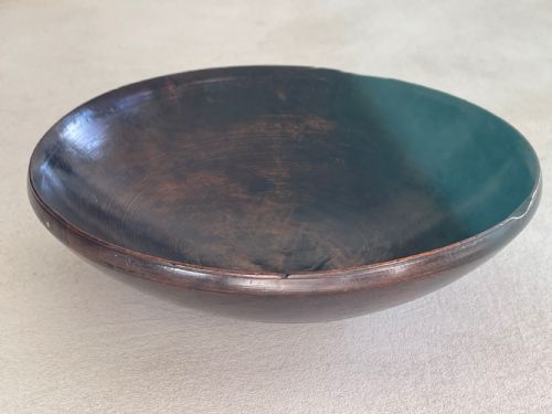 ANTIQUE TREEN SYCAMORE BOWL - ADDITIONAL PHOTO 2