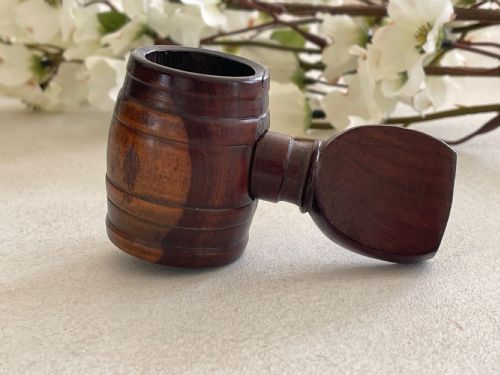 AN ANTIQUE WELSH SNUFF BOX HORN WOOD DATED NAME AND PLACE - ADDITIONAL PHOTO 7