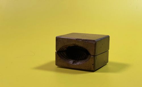 A DOUBLE ANTIQUE TREEN BUTTER MOULD - ADDITIONAL PHOTO 7