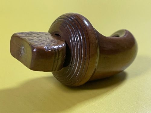 an antique treen georgian nutcracker shape of an acorn - CATEGORY: ANTIQUE MISCELLANEOUS - DATED GEORGIAN