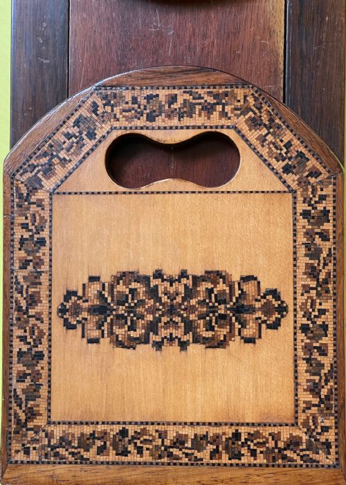ANTIQUE TUNBRIDGE WARE EXTENDING BOOK SLIDE EX B AUSTEN COLLECTION - ADDITIONAL PHOTO 3